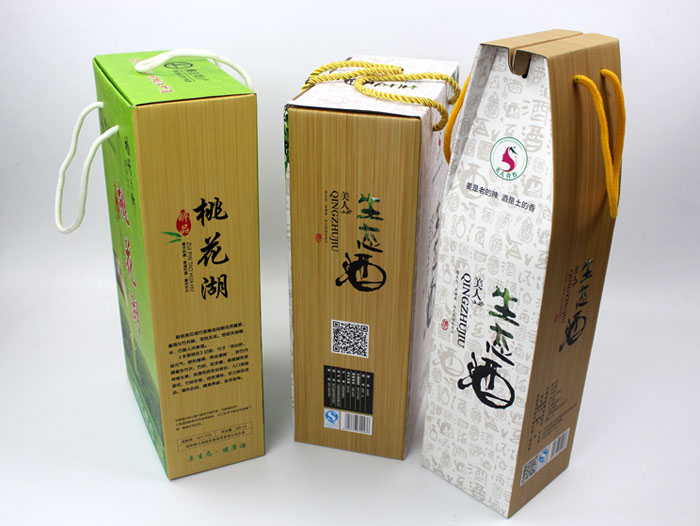 個(gè)性禮盒包裝讓“竹筒酒”身價(jià)倍增，長(zhǎng)沙包裝印刷廠再為桃江特產(chǎn)定制包裝