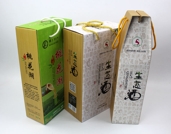 個(gè)性禮盒包裝讓“竹筒酒”身價(jià)倍增，長(zhǎng)沙包裝印刷廠再為桃江特產(chǎn)定制包裝