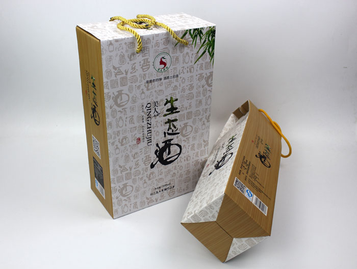 個(gè)性禮盒包裝讓“竹筒酒”身價(jià)倍增，長(zhǎng)沙包裝印刷廠再為桃江特產(chǎn)定制包裝